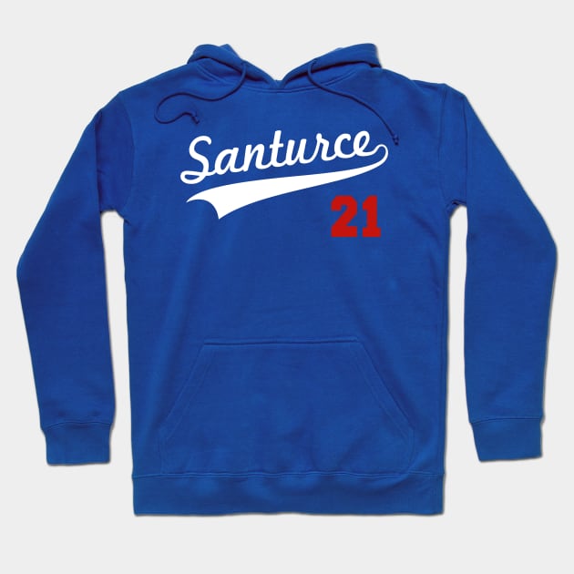 Santurce 21 Puerto Rico Baseball Hoodie by PuertoRicoShirts